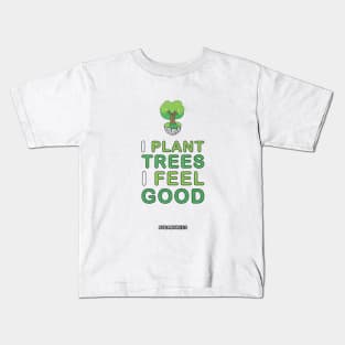 Vintage Plant Trees Feel Good #teamtrees Kids T-Shirt